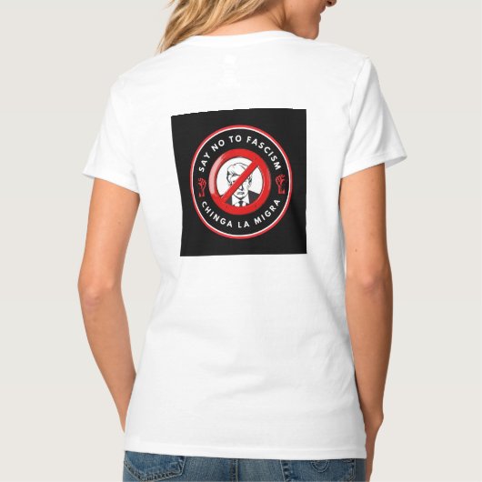 反ファシズムデニムジャケット Tシャツ (裏面)