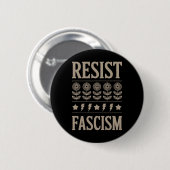 反ファシズム抗議トランプ反トランプ10 缶バッジ (正面&裏面)