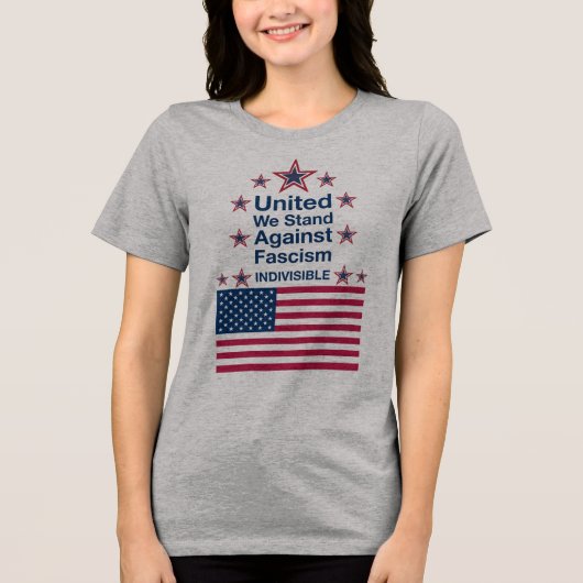 反ファシズム統一戦線 トライブレンドTシャツ (正面)