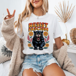 反ファシズム・パンテル・反トランプ・反ファシスト Tシャツ
