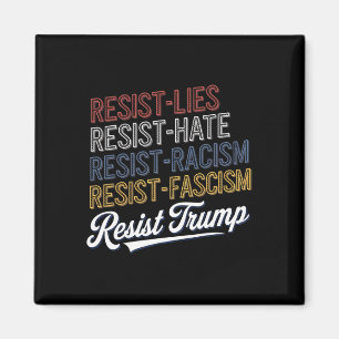 反ヘイト嘘レイシズムファシズム抵抗抗議トランプ マグネット