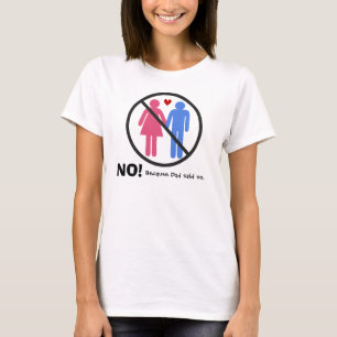 反ボーイフレンドのワイシャツ Tシャツ