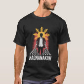 反マルコス フィリピン 腐敗 抗議 Tシャツ (正面)