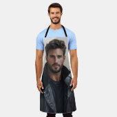 反モダン逆スタイル芸術 エプロン (着用した状態)