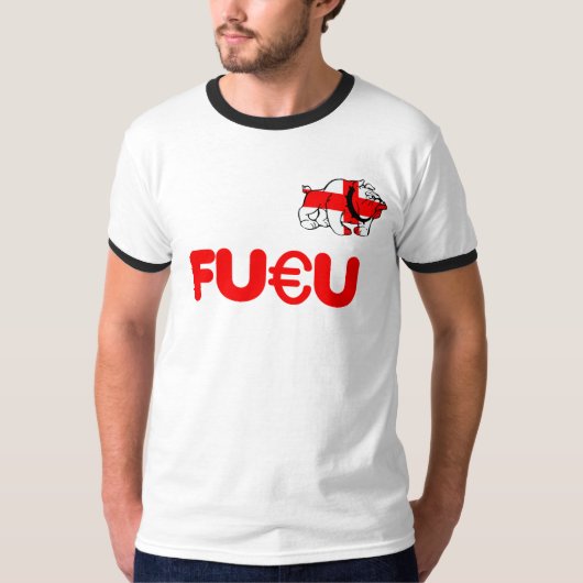 反ヨーロッパ人 Tシャツ (正面)