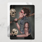 反主流クリスマスカード – デジタルアートパンク シーズンカード (正面/裏面)