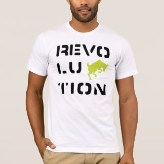 反乱の白 Tシャツ