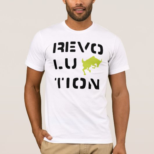 反乱の白 Tシャツ (正面)
