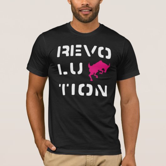 反乱の黒 Tシャツ (正面)