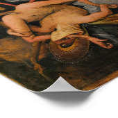 反乱天使の秋- Pieter Bruegel 1562 ポスター (角)