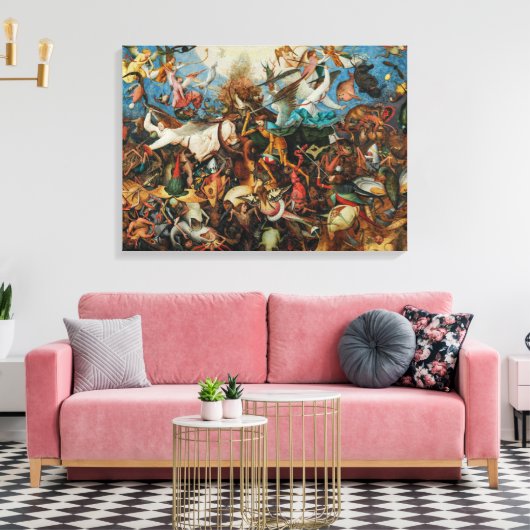 反乱天使秋 長老| Pieter Bruegel | キャンバスプリント (インサイチュ (リビング))