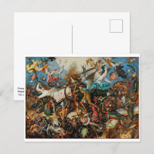 反乱天使秋 長老 Pieter Bruegel ポストカード