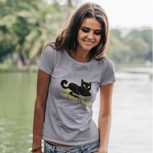 反乱猫動物コーヒーカップ Tシャツ