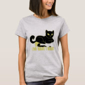 反乱猫動物コーヒーカップ Tシャツ (正面)
