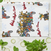 反乱軍のクローストナディアシルバーホリデーなし キッチンタオル (折り畳み)