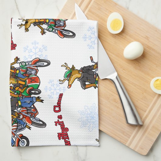 反乱軍のクローストナディアシルバーホリデーなし キッチンタオル (四つ折り)