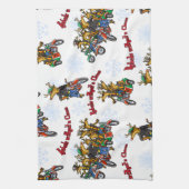 反乱軍のクローストナディアシルバーホリデーなし キッチンタオル (縦)