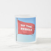 反乱軍のテーマを取り上げる曇りマグカップ フロストグラスマグカップ (中央)