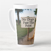 反乱軍の犬のマグカップ カフェラテマグ (左アングル)