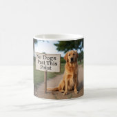 反乱軍の犬のマグカップ コーヒーマグカップ (中央)