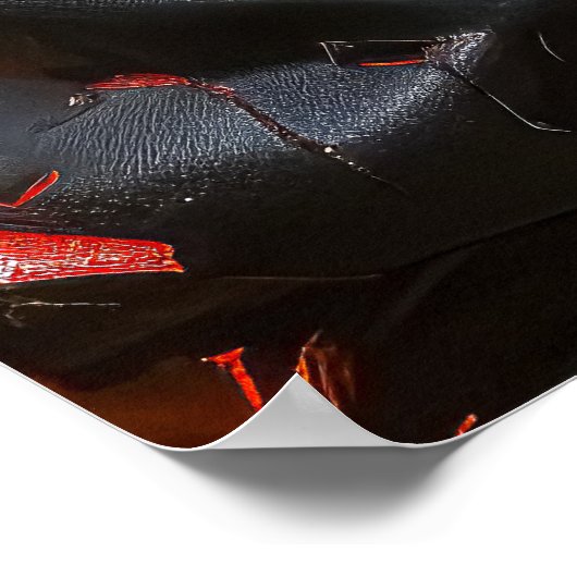 反乱軍の轟音：バイクの猫の旅 –  ポスター (角)