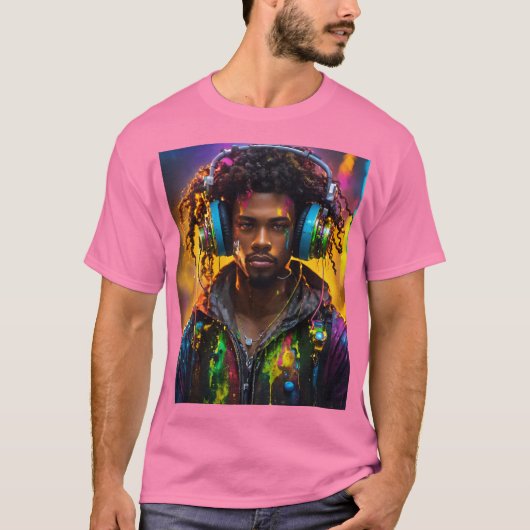 「反乱軍の音：岩の鼓動」 Tシャツ (正面)