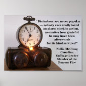 反乱軍ガールカナダ参政権ネリー・マクレン引用文 ポスター (正面)