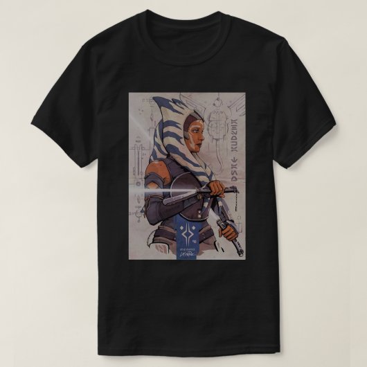 反乱軍クローン・ウォーズ・アフソカアノクラシック Tシャツ (デザイン正面)