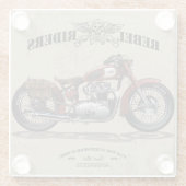 反乱軍ライダーバイクコースター |オートバイコースターセット ガラスコースター (裏面)