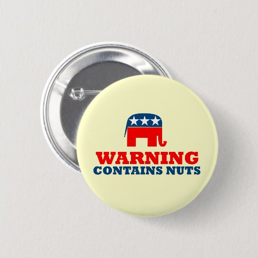 反共和党員 缶バッジ (正面&裏面)