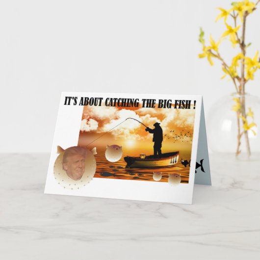 反切札/大きい魚をつかまえること! 、 カード (黄色い花)