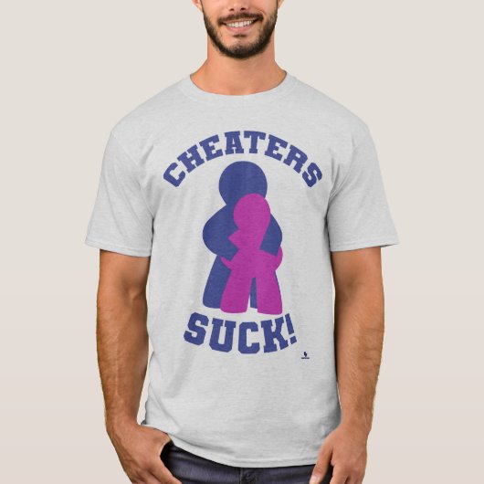 反則はダメ 面白いボードゲーム デザイン Tシャツ (正面)