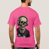 反反転が：アはっきりしたパレル&シューズ Tシャツ (裏面)