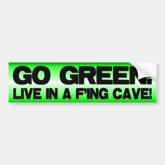 反地球温暖化-環境にやさしいことをしよう! バンパーステッカー