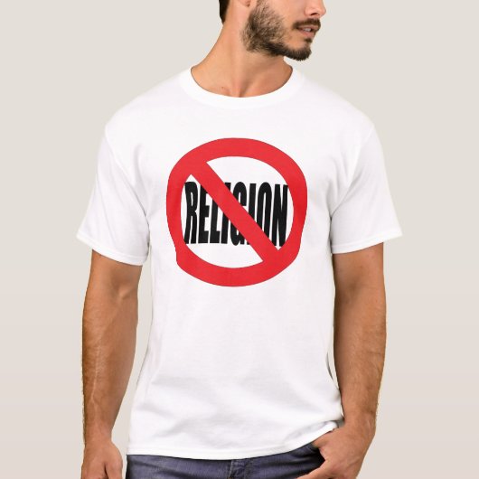 反宗教のTシャツ Tシャツ (正面)