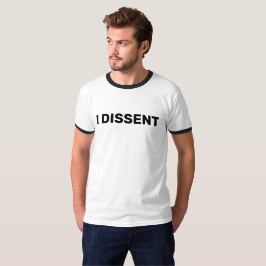 反対します Tシャツ (正面フル)
