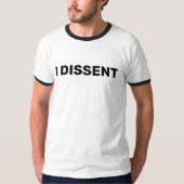 反対します Tシャツ (正面)