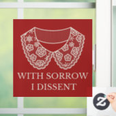 反対するレースカラー中絶禁止の抗議 ウィンドウサイン (ホーム)