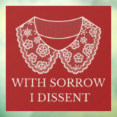 反対するレースカラー中絶禁止の抗議 ウィンドウサイン (シート3)