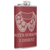 反対するレースカラー中絶禁止の抗議 フラスク (右)