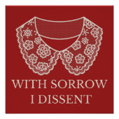 反対するレースカラー中絶禁止の抗議 ポスター (正面)