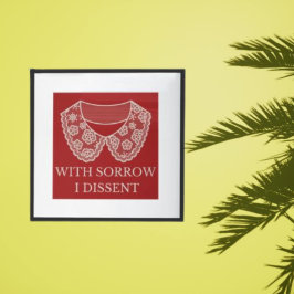 反対するレースカラー中絶禁止の抗議 ポスター