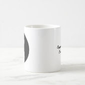 反対のエネルギー、バランス作成陰陽 コーヒーマグカップ (中央)