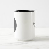 反対のエネルギー、バランス作成陰陽 マグカップ (中央)