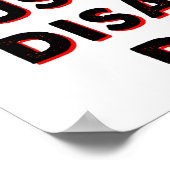 反対のポスターにおもしろい反対 ポスター (角)