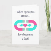 反対は愛を引き付ける カード (正面)