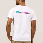 反対はTシャツを接続します Tシャツ (裏面)