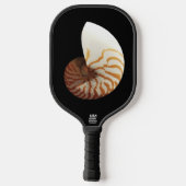 反対側にノーチラスを持つサーファーシルエット ピックルボールラケット (裏面)