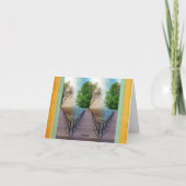 反対側のビューのノートカード カード (裏面)