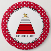 反対側 – 敏捷性ビッおもしろいク神経質な犬 缶バッジ (正面)